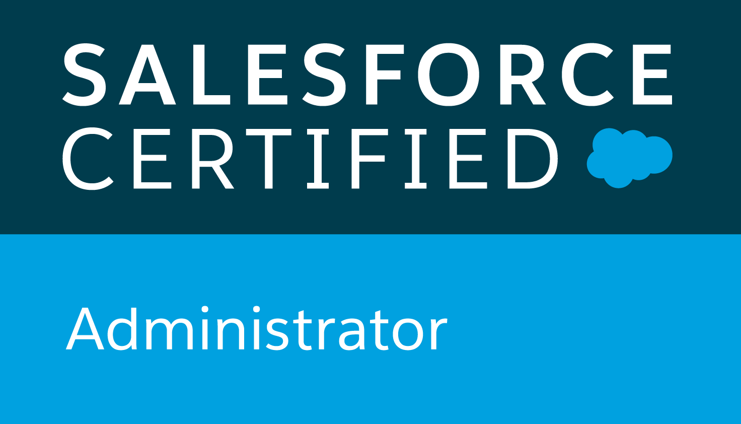 SALESFORCE CERTIFIED Administrator ロゴ