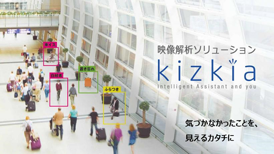 kizkiaイメージ画像　映像解析ソリューション kizkia　気づかなかったことを、見えるカタチに