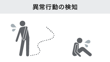 異常行動の検知