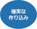 確実な作り込み